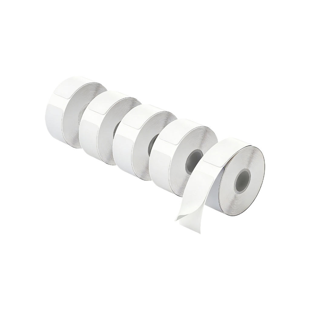 Etiquetas Térmicas De Recarga De 5 Rolos Para L12 – Papel Adesivo Térmico Direto (14x30mm/14x40mm)
