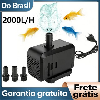 Newpet Bomba Submersa para Aquário Aspiração Lateral, Filtragem, Circulação e Remoção de Detritos com 3 Saídas de Água