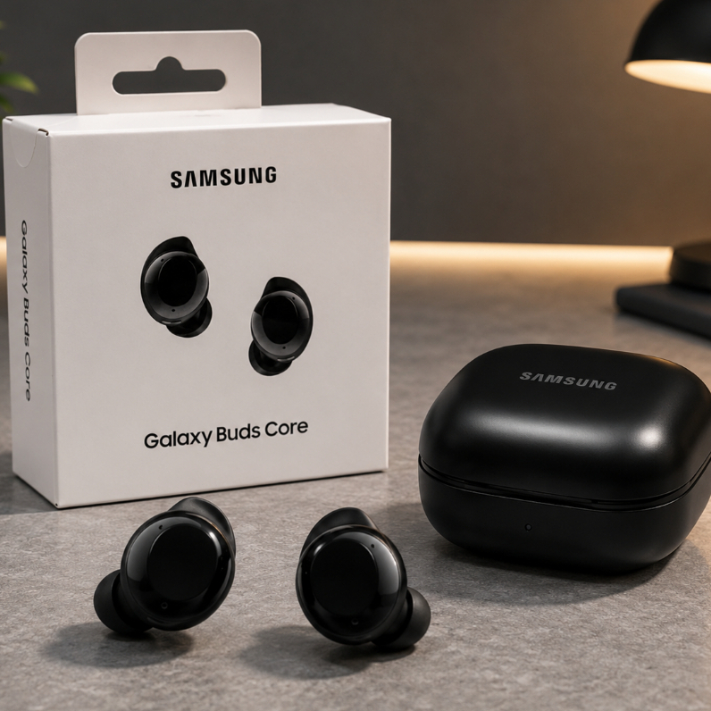 Samsung Galaxy Buds Core Preto Original | Fone Bluetooth Sem Fio | Som Potente e