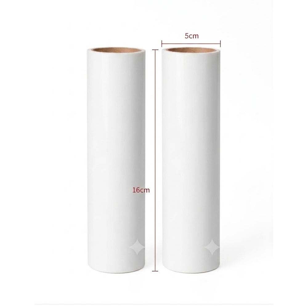 Refil de Rolo Adesivo 16cm para Carpete - 2 Rolos de 80 Unidades — imagem 2 de 2