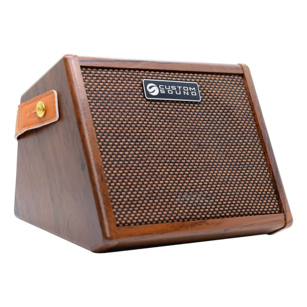 Amplificador Custom Mini 15 Para Violão 30w Com Bluetooth