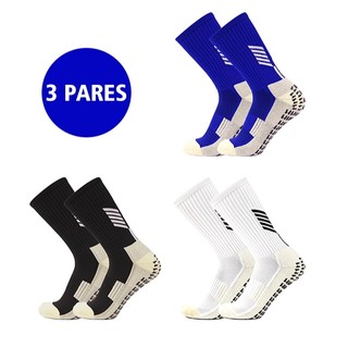 Kit 3 Meias Esportivas Profissionais Antiderrapantes para Academia e Exercicios ao Ar Liv…