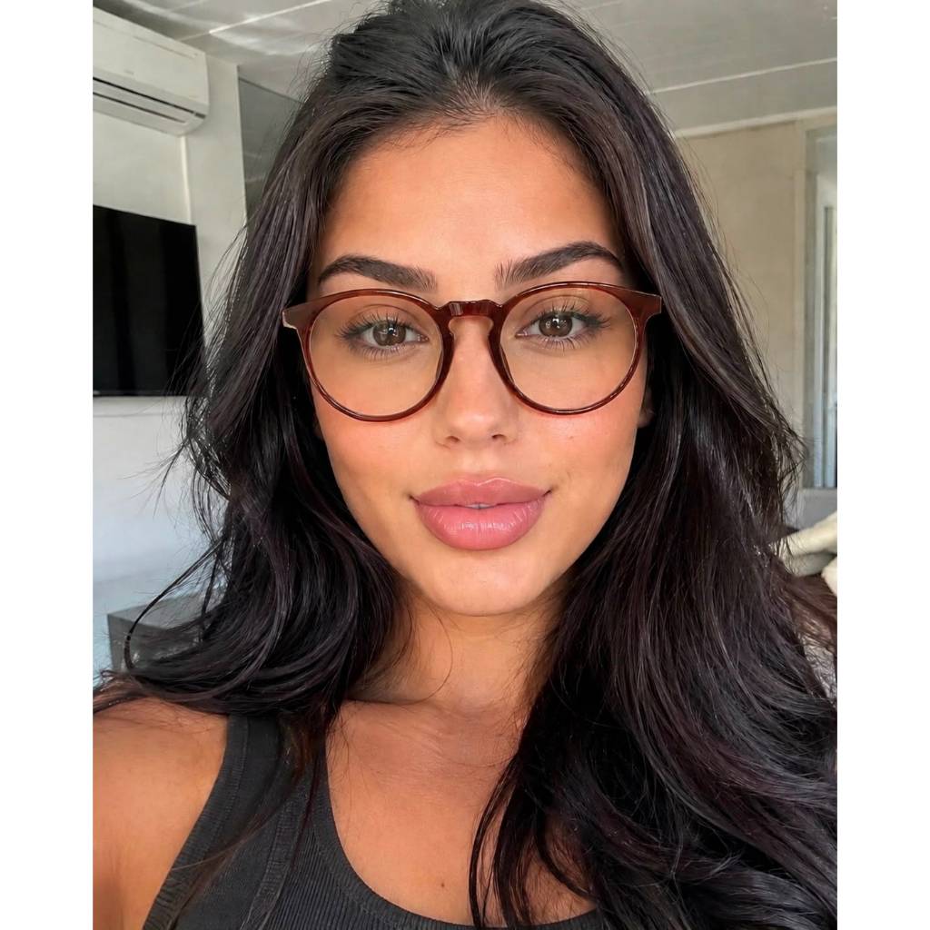 Armação Feminina Redondo PEQUENO Elegante Moderna Leve