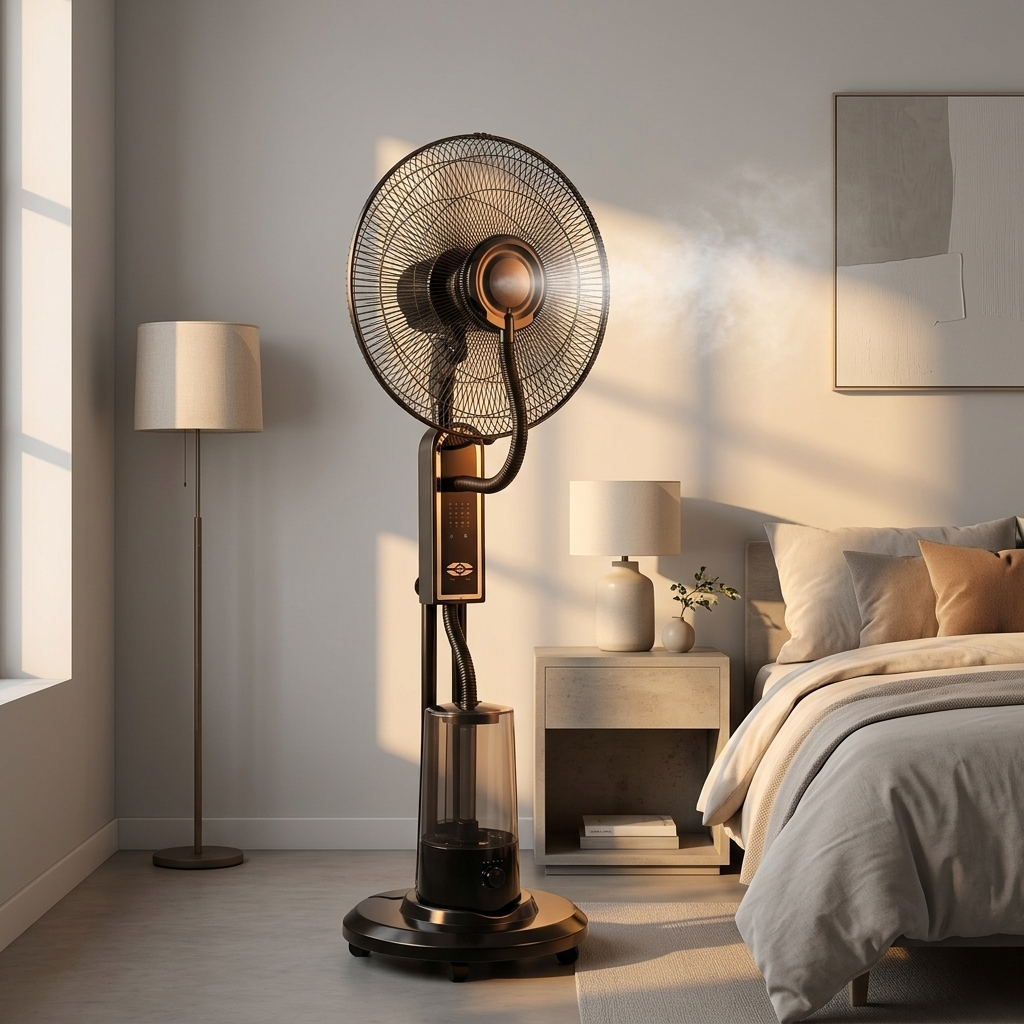 Ventilador com Umidificador Climatizador com Rodinhas