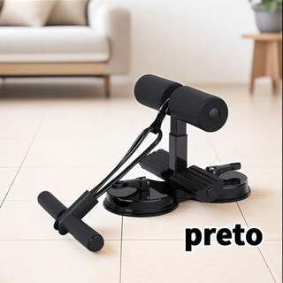 Aparelho Abdominal Ventosa Unissex Fitness Auxiliar Equipamento Treino em Casa Dispositivo Pé Fixo