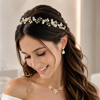Tiara Head Band Noiva Casamento Debutante Festa Luxo