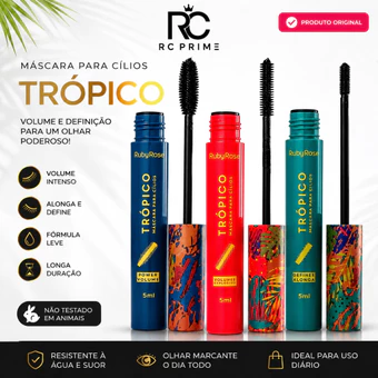 Máscara Para Cílios Trópico - Ruby Rose