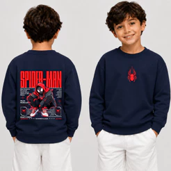Moletom Infantil Homem Aranha Flanelado Pra Menino Estiloso 2 Ao 12