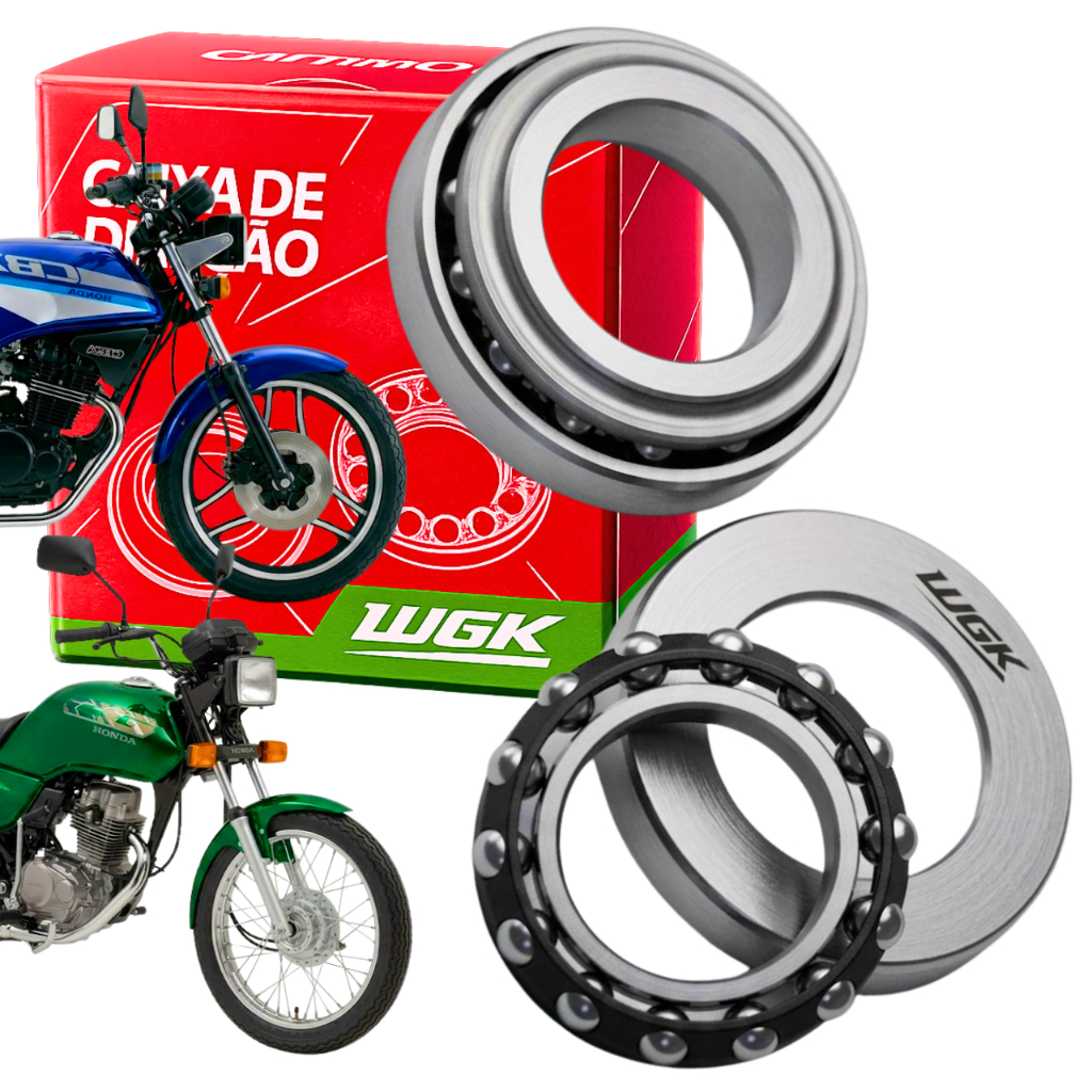 Caixa De Direção Esferica Honda Cbx 200 Strada / Cg Titan 125 Até 1999 - Wgk