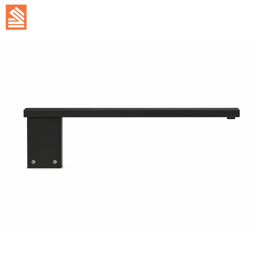 Toalheiro Porta Toalha De Rosto Preto Fosco Quadrado Luxo Para Banheiro- Vendemos separadamente ou em Kit · foto 2