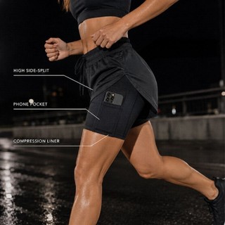 Bermuda Feminina Fitness Academia Treino Esportiva Confortável