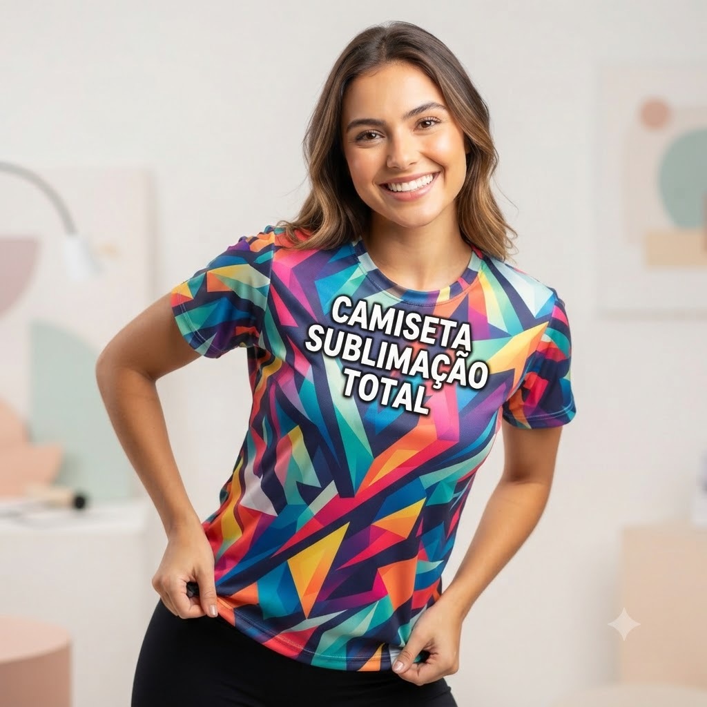 Camiseta para Empresa Sublimação Total Personalizada Camisa Uniforme Profissional com Sua Logo
