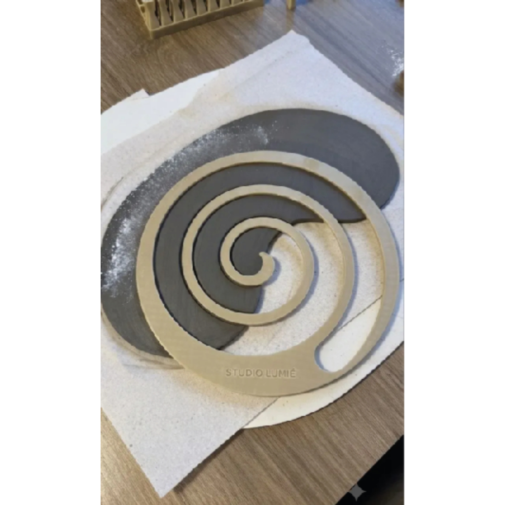 Gabarito Espiral Para Cerâmica | Molde Guia Para Modelagem