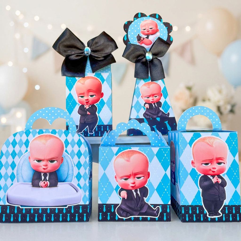 Kit Festa Poderoso Chefinho Caixinhas Personalizadas Pegue e Monte  Lembrancinha Infantil