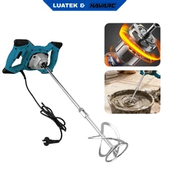 Misturador Elétrico de Argamassa 6 Velocidades Alto Torque M14 Motor 100% Cobre -LUATEK