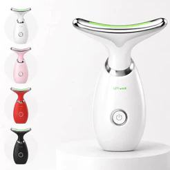Massageador Facial Golfinho com Luz LED – Cuidados Anti-idade e Revitalização da Pele Facil Potente