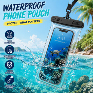 Kit 30 Capa Bolsa A Prova Dágua Impermeável Universal Para Celular Chuva
