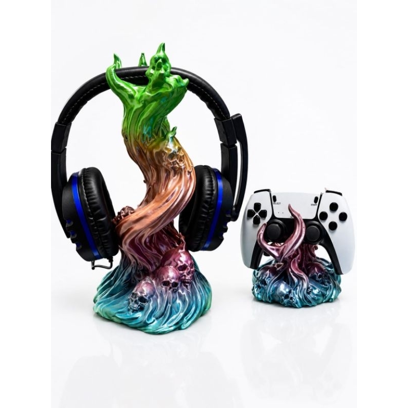 Kit Suporte Gamer para Headset + Suporte Controle Gamer