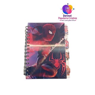 Caderno Homem Aranha A5 Espiral 80fls