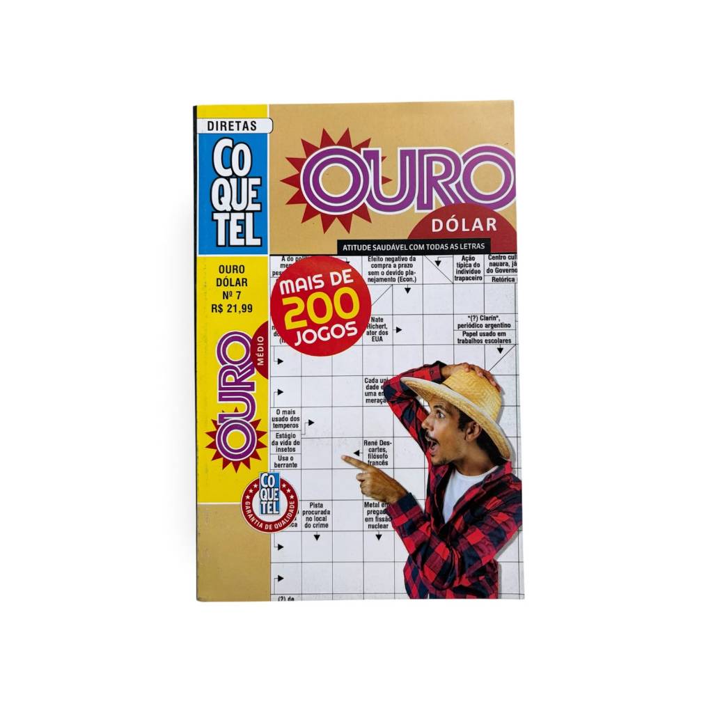 Livro Coquetel Ouro Euro- Nível Médio N° 07 (novo)