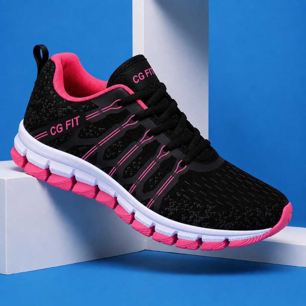 Sapato Feminino Academia Caminhada Corrida Sola Antiderrapante Confortavel Promoçao