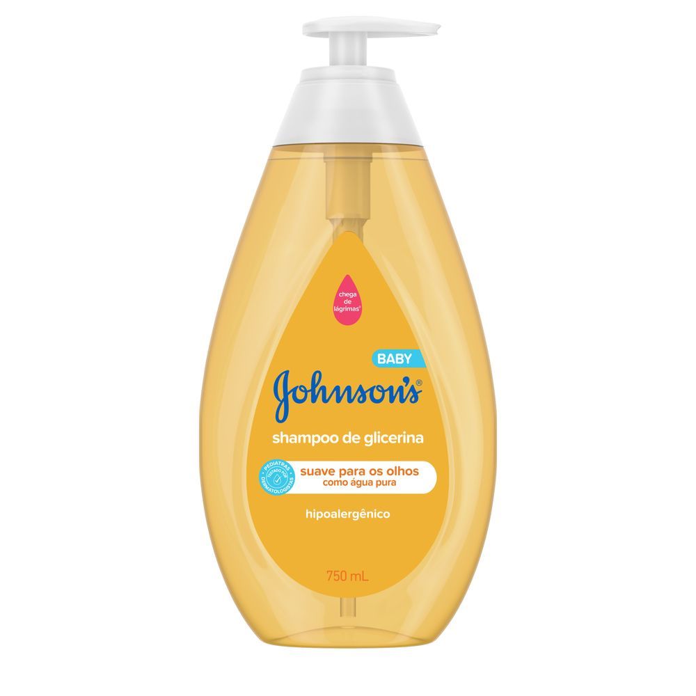 Shampoo Para Bebê JOHNSON'S® Baby De Glicerina, 750mL