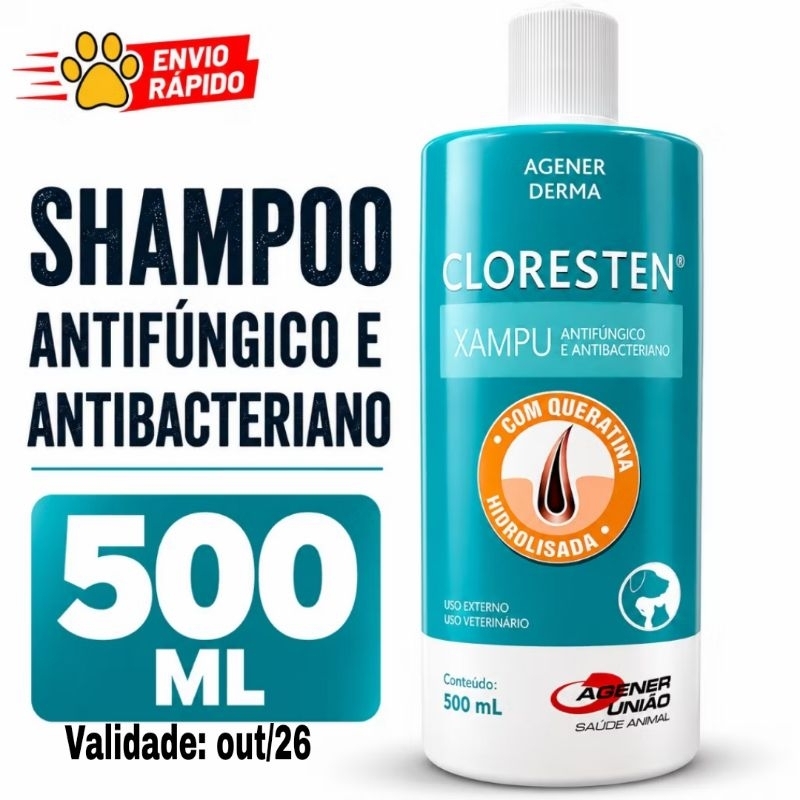 Shampoo Cloresten Antibacteriano Agener Dr.clean 500 MI