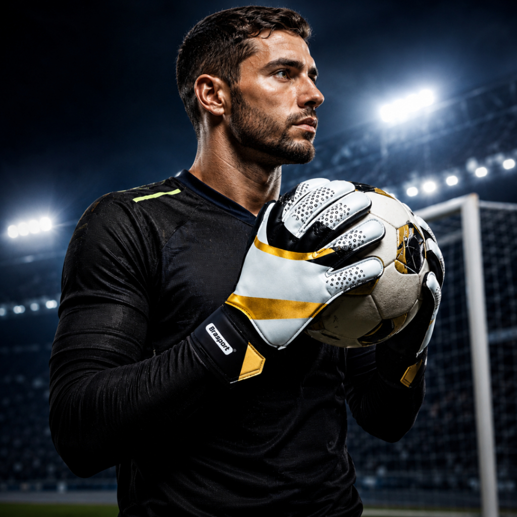 Luva goleiro futebol campo futsal salão society - aderência e durabilidade