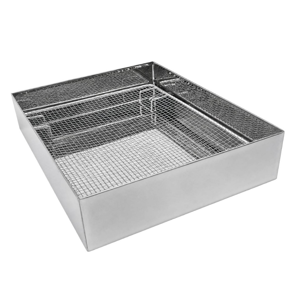 Escorredor De Óleo Para Frituras Pastel Batata 40 X 30 Em Inox Profissional