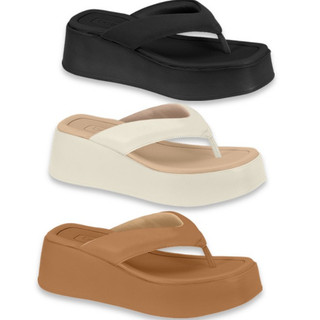 Sandália Tamanco Feminino Beira Rio Flatform Plataforma Conforto Chinelo Anabela Leve Original