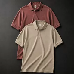 Kit 2 Camisa Polo Masculina Piquet Manga Curta