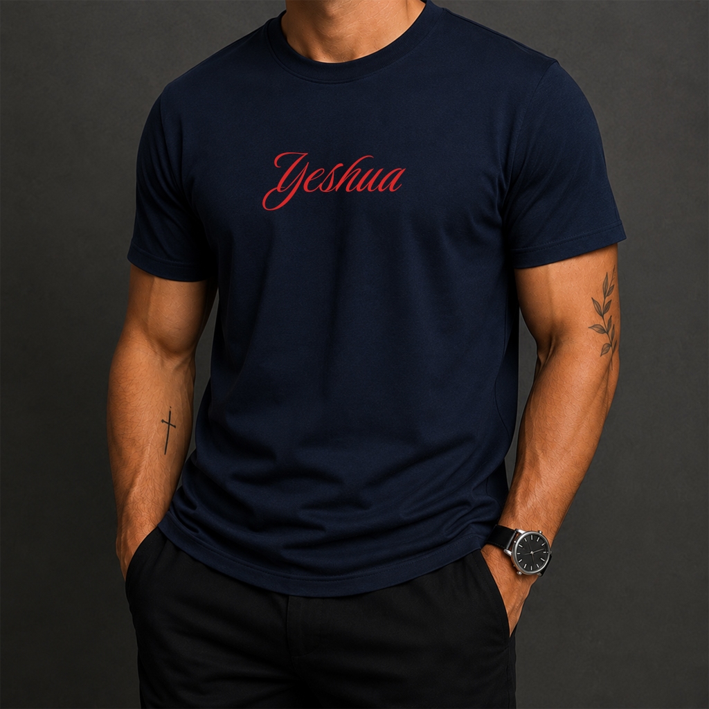Camiseta Yeshua Gospel Estampada 100% Algodão Camisa Cristã Jesus Fé Masculina Feminina