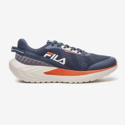 Tênis Fila Masculino Original Diffusion Marinho Laranja Esportivo Casual