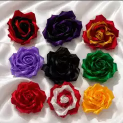 Rosa de Cabelo Todas as Cores