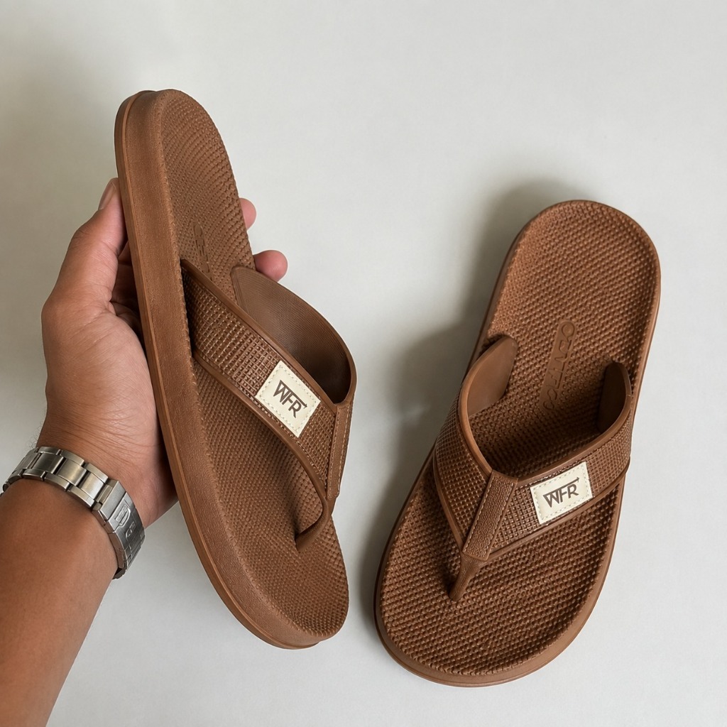 Chinelo Sandália Masculino Adulto de Dedo Macio Leve Confortável Anatômico Antiderrapante