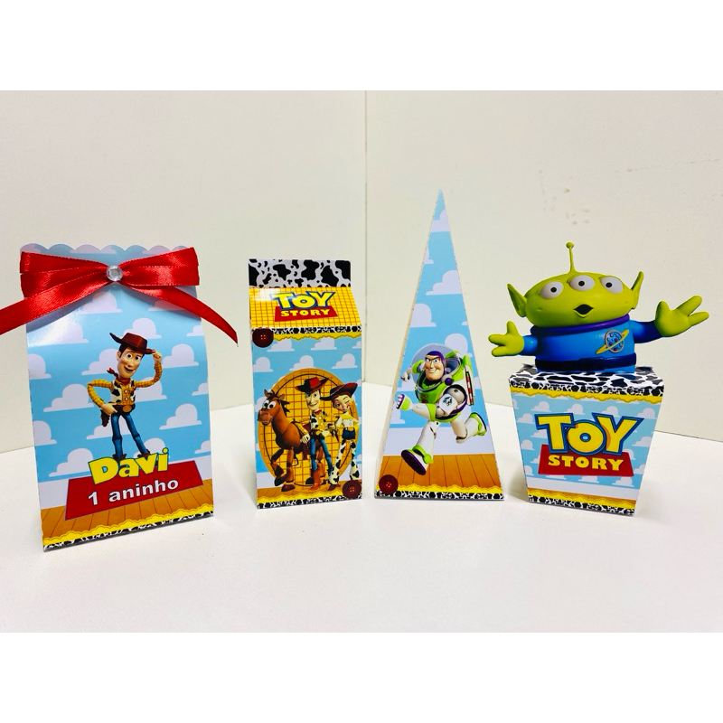 Kit Festa Toy Story Personalizado Lembrancinha de Aniversário Festa na Mesa Só um Bolinho (Papel Fotográfico)