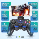 Gamepad Bluetooth para celular com suporte