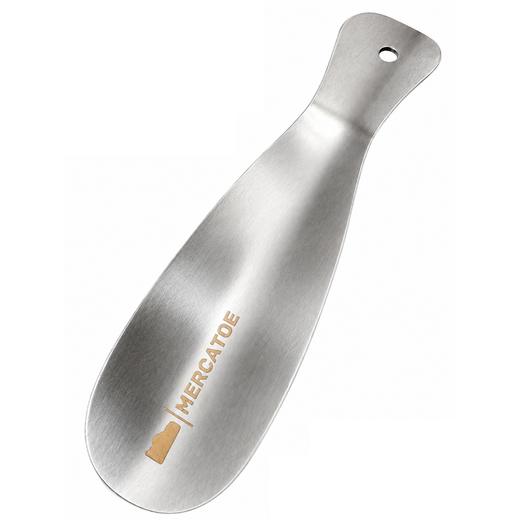 Calçador De Sapatos PREMIUM | Tênis | Calçadeira de Aço Inox 19cm Cor Aço Inox 5 cores - Mercatoe BULL