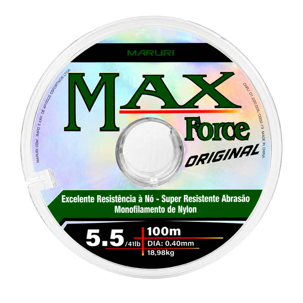Linha de Pesca Monofilamento Max Force 100m