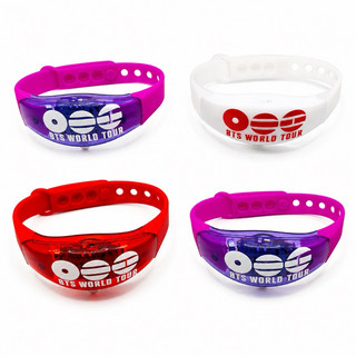 pulseira led BTS, ativada por som