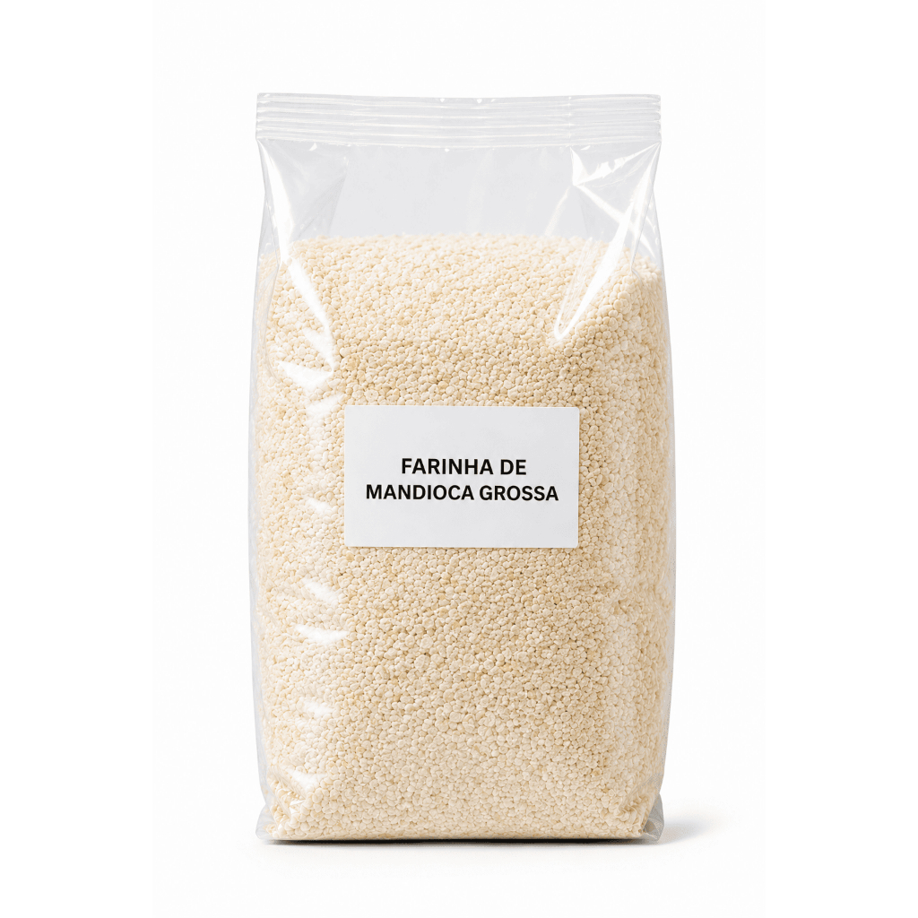 Farinha De Mandioca Grossa 1kg