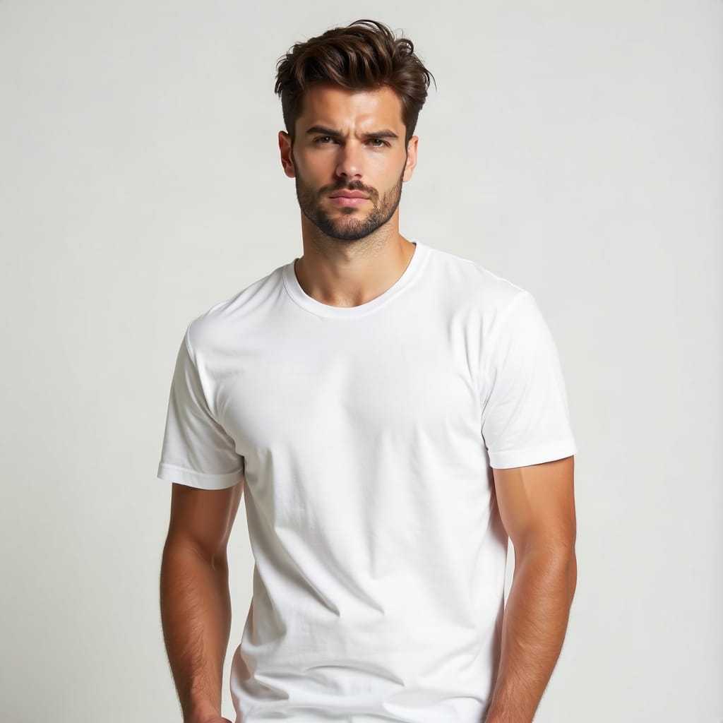 kit 10 Camisetas 100% Algodão Penteado 30/1 Branca Lisa Básica  Atacado
