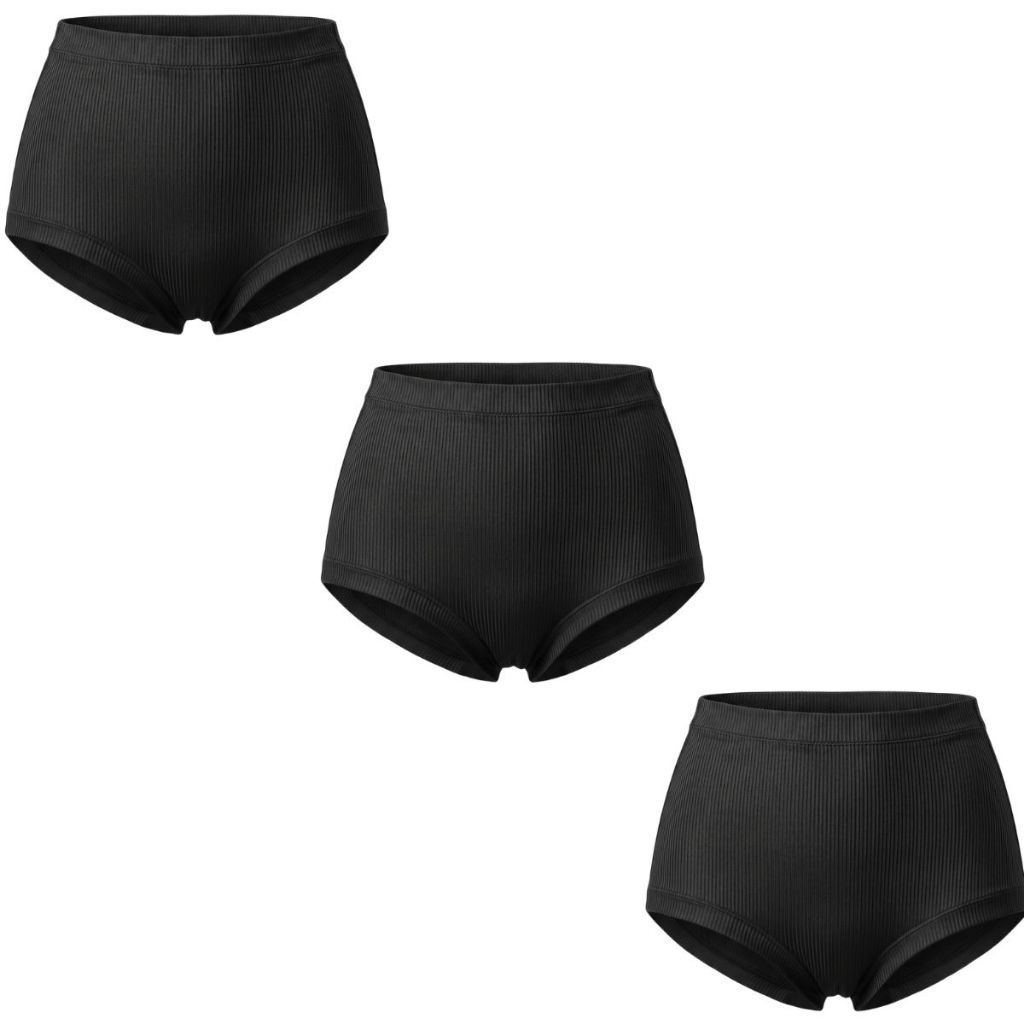 Kit 3 Calcinhas Calça Cintura Alta Bourbon Feminina DeMillus