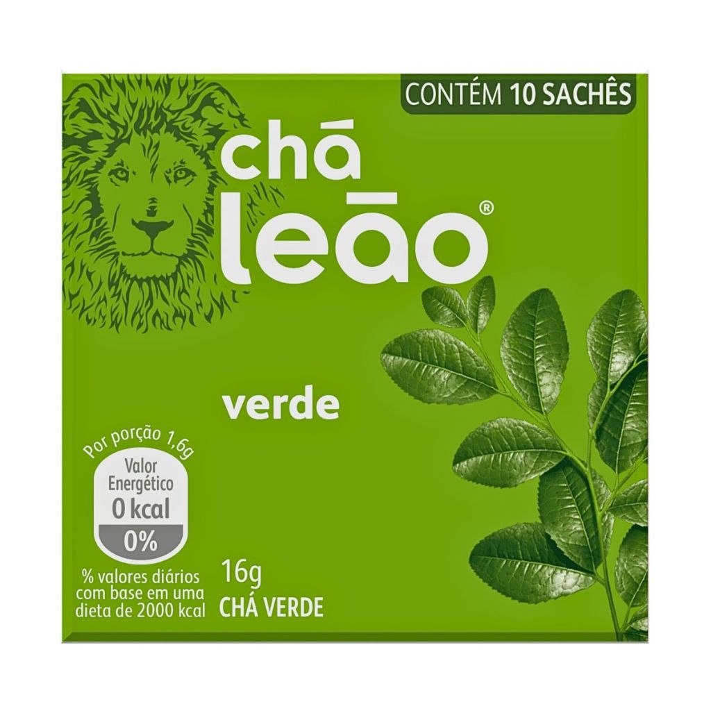 Kit 2un Chá Leão Verde Em Sachê 16g 10 Sachês · foto 2