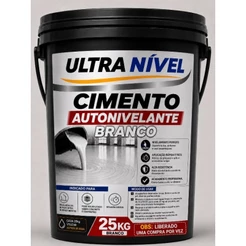 Cimento autonivelante branco Premium 25kg (obs permitido 1compra por vez)