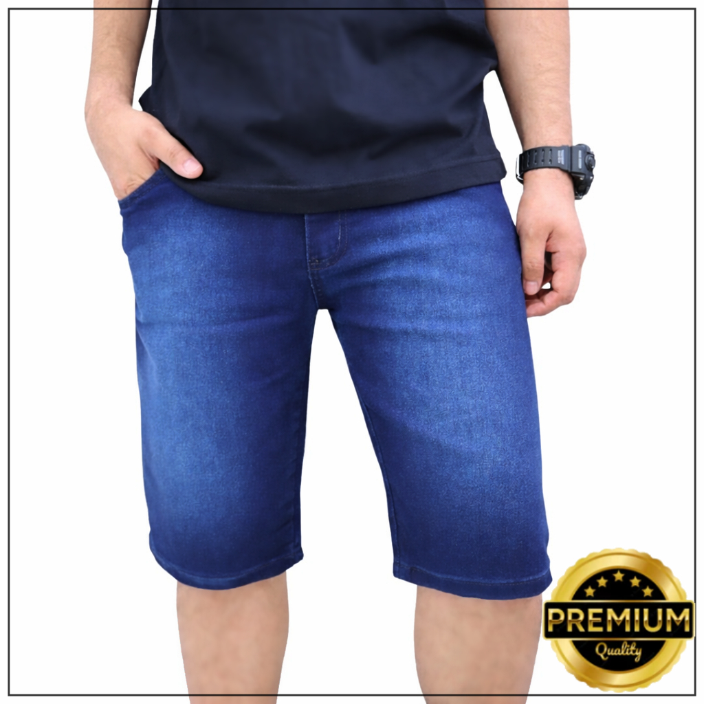 Bermuda Jeans Plus Size Masculina Premium - AREL Basics