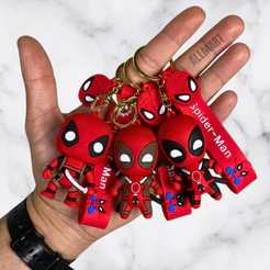 Chaveiro Deadpool 3D Emborrachado | Marvel Heróis