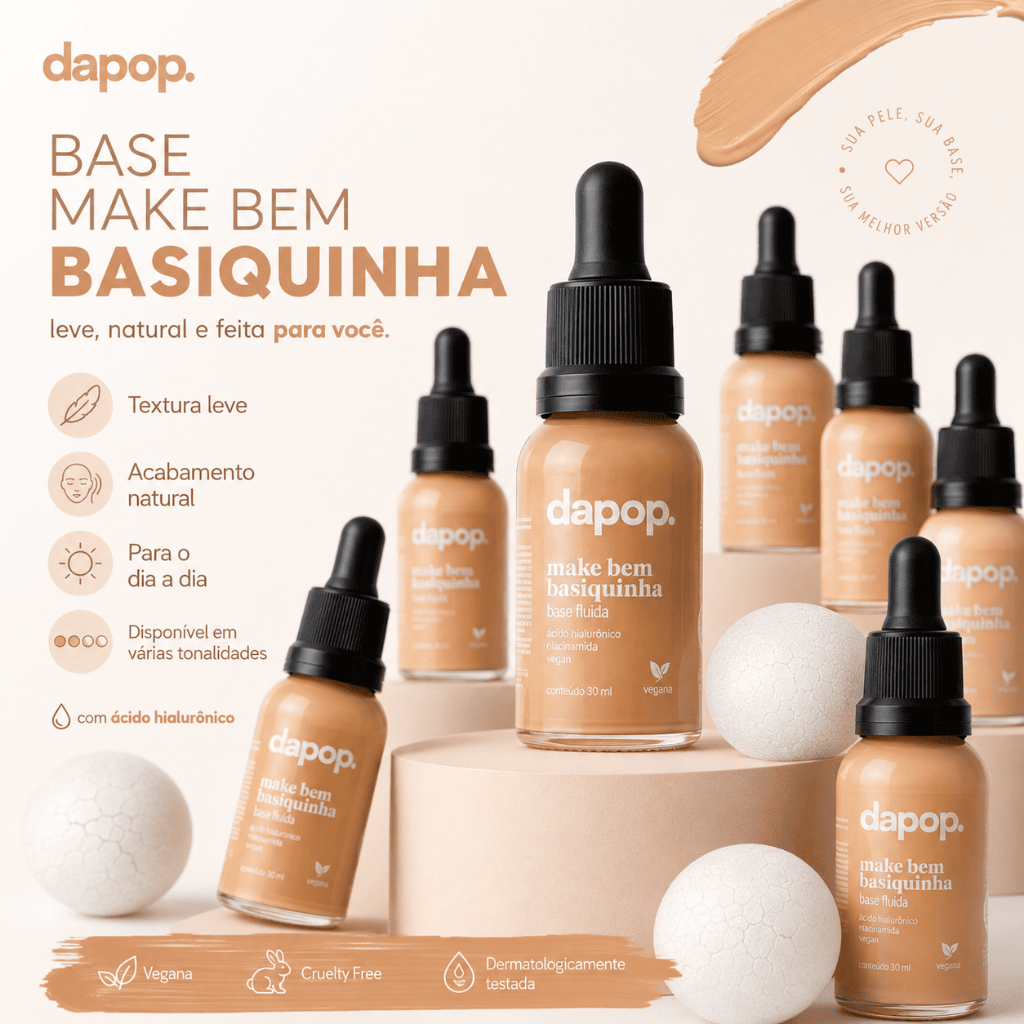 Base Fluida Make Bem Basiquinha Dapop