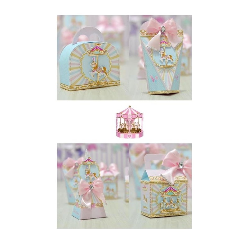 Kit festa infantil PEGUE E MONTE - Tema Carrossel encantado - Aniversário infantil - Lembrancinha personalizada.