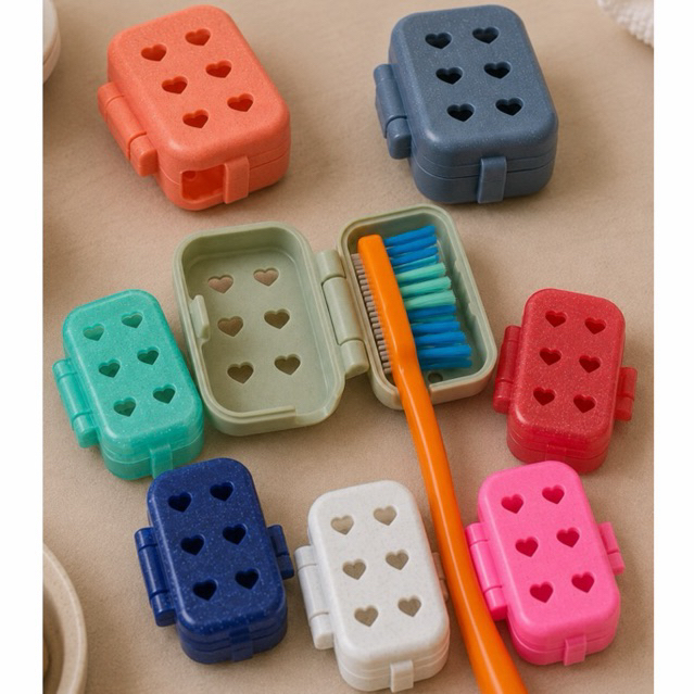 KIT COM 5 PROTETORES DE ESCOVA CORES DIVERSAS
